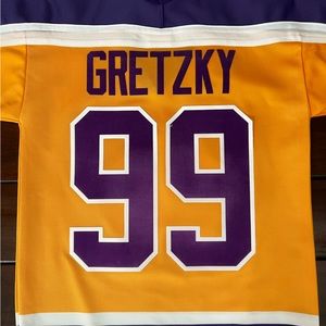 Los Angeles Kings CCM Wayne Gretzky Retro Jersey Youth size Large/Kids/